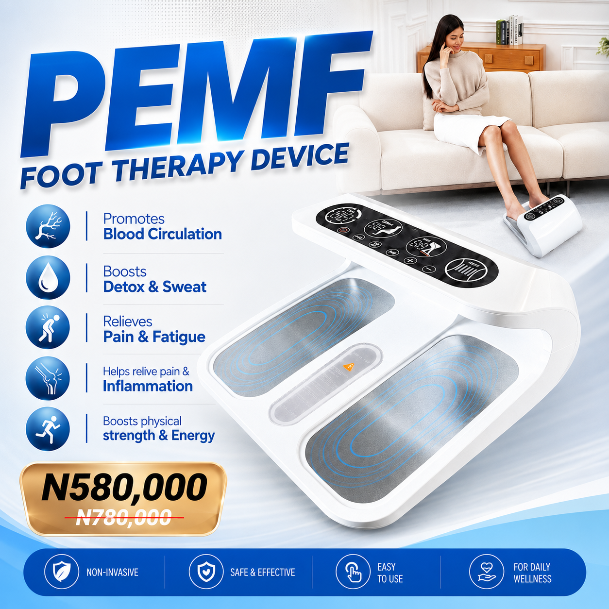 PEMF Foot Device
