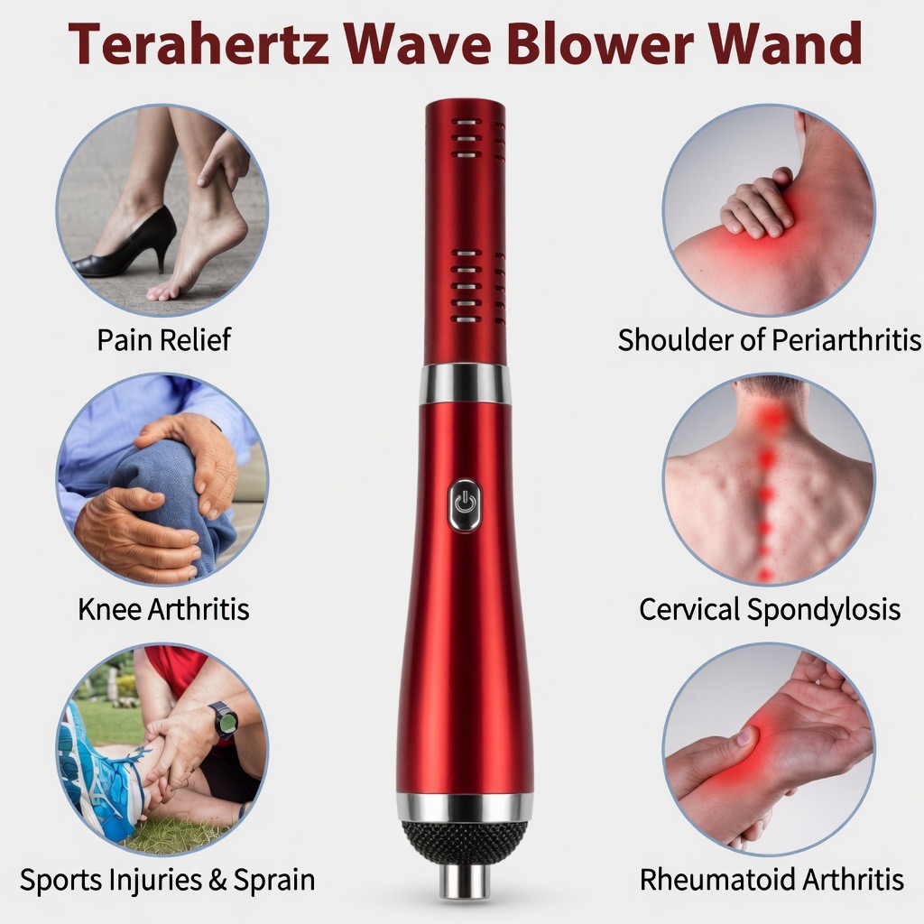 Person incorporating Terahertz Blower into daily relaxation routine