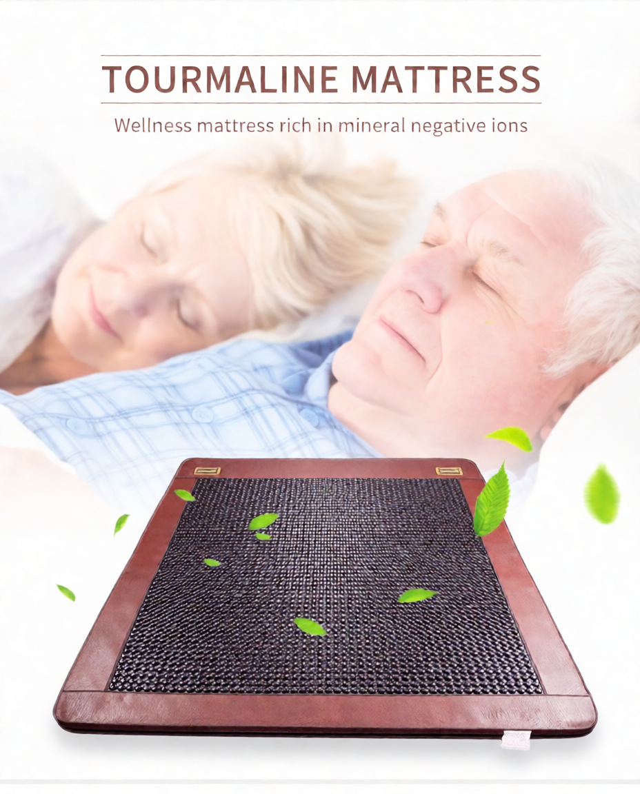 PEMF Tourmaline Therapy Mat layout showing premium surface